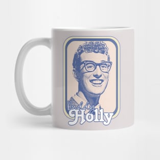 Buddy Holly - Retro Nostalgia Graphic Design Mug